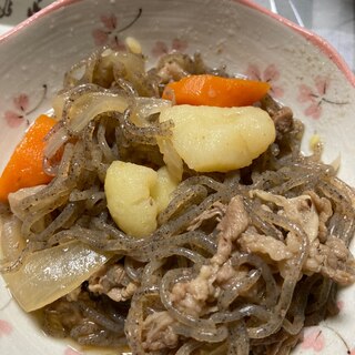 めんつゆで作る肉じゃが♬